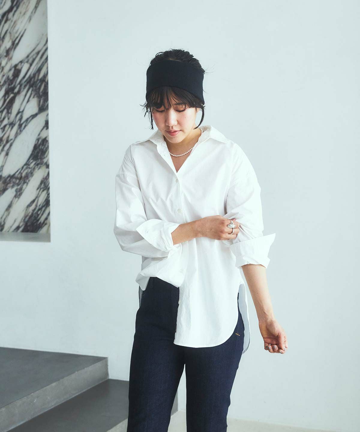 【まみ】ヤヌーク　バッグボタンシャツ　完売品 バックボタンシャツ | シャツ＆ブラウス | YANUK ONLINE STORE