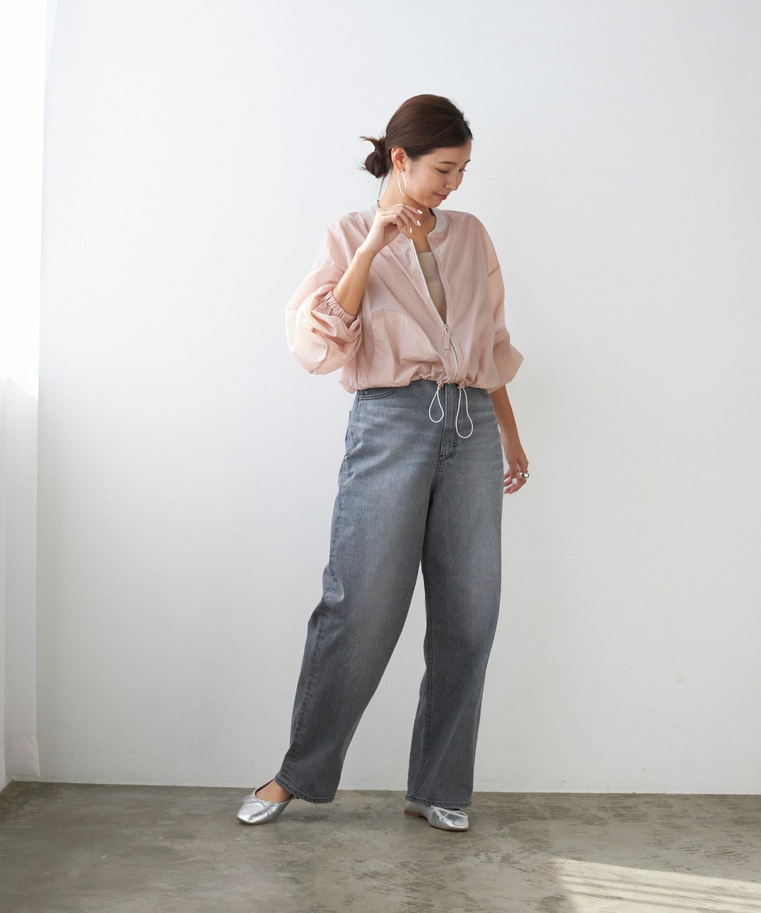 YANUK ルーズストレート\
