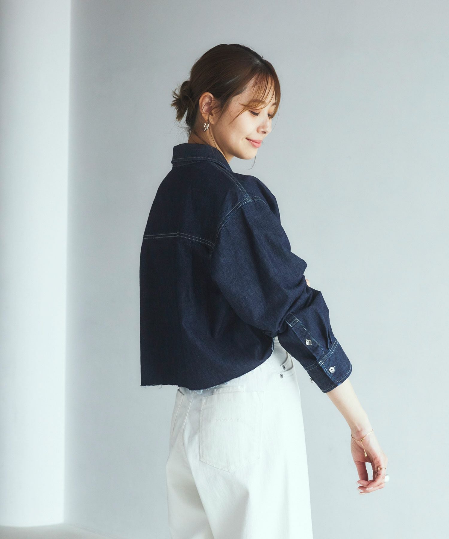 オーバーサイズクロップドシャツ | シャツ＆ブラウス | YANUK ONLINE STORE