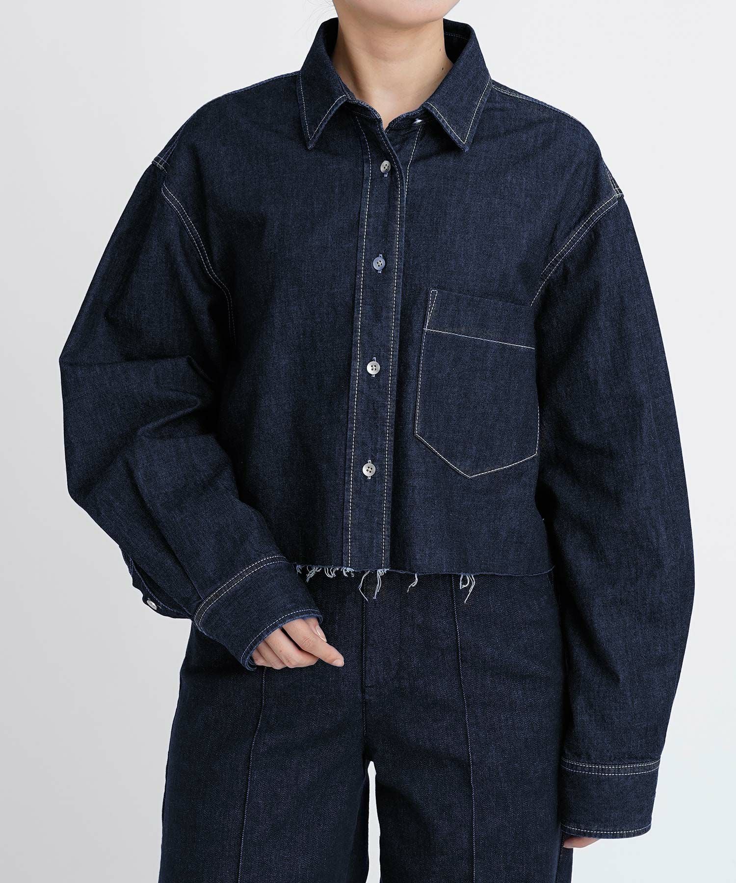 オーバーサイズクロップドシャツ | シャツ＆ブラウス | YANUK ONLINE STORE