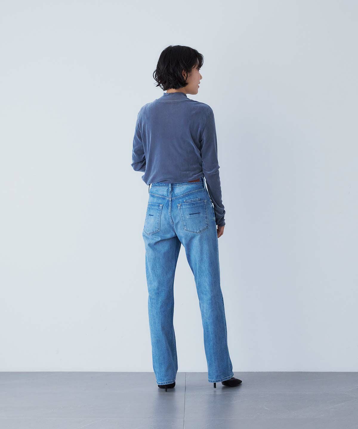 SALE】Low Rise スリムストレート 