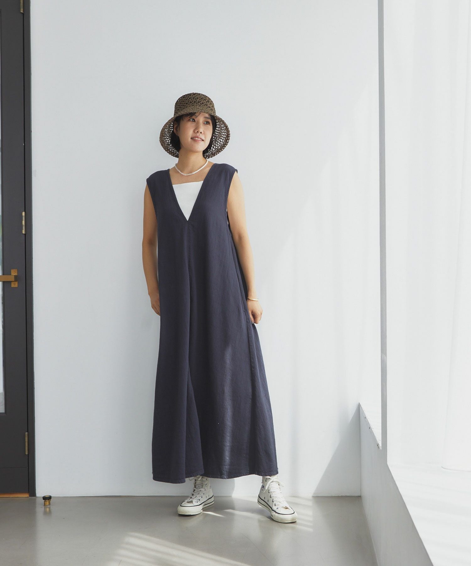 SALE】Vネックジャンパースカート | WOMENS BOTTOMS SALE | YANUK