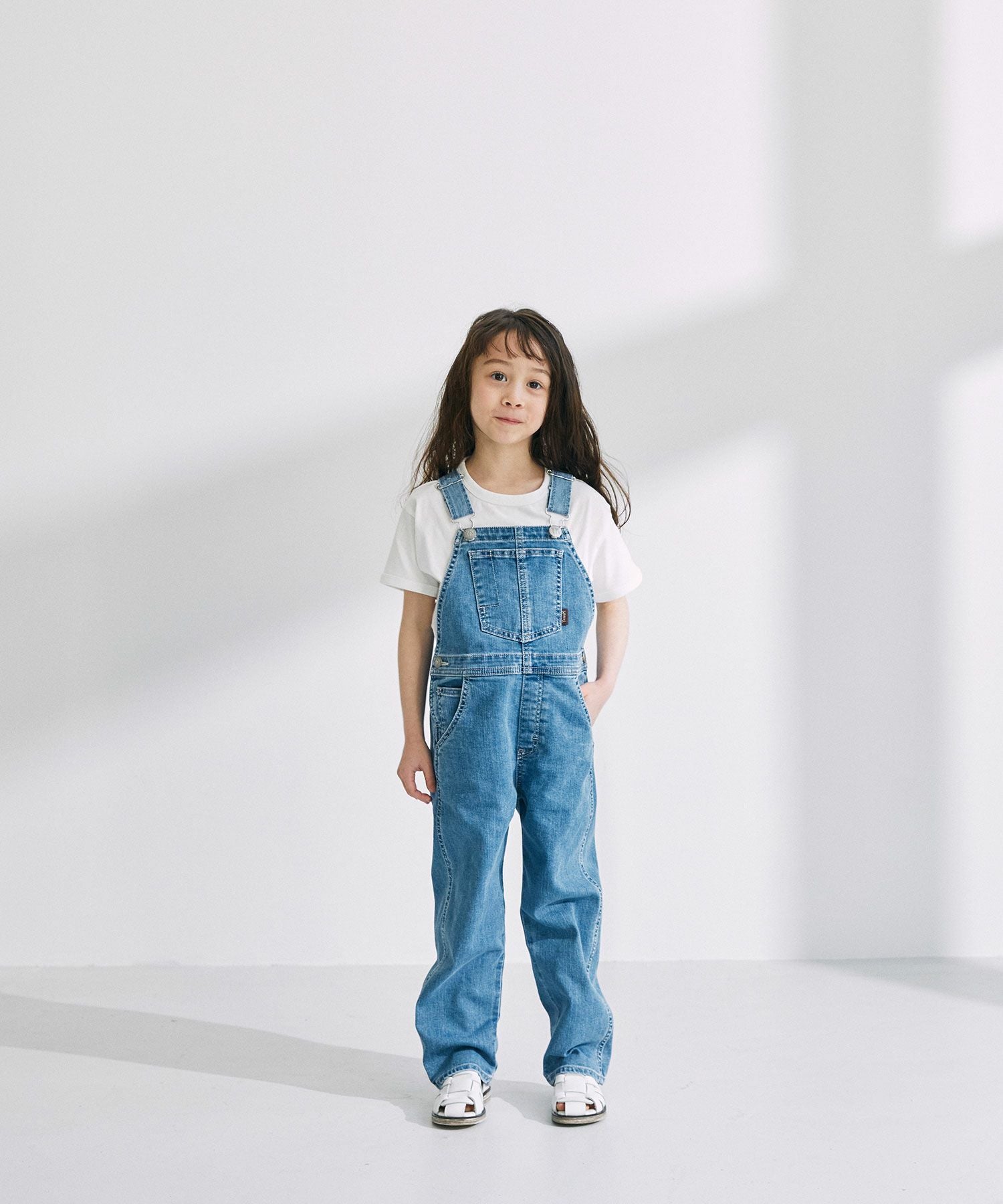 Puppy Angelオーバーオール女の子用Lサイズ ブルー GAP（ギャップ） サロペット オーバーオール ハートポケット ホース