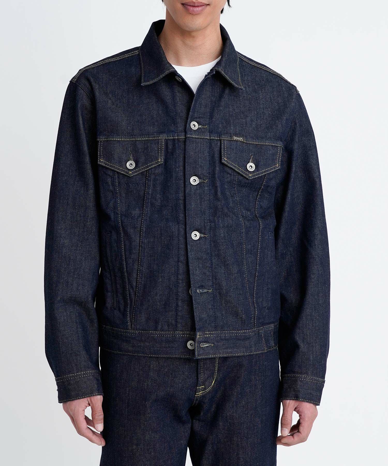 men's FUDGE 6月号掲載】PREMIUM2 ジーンジャケット