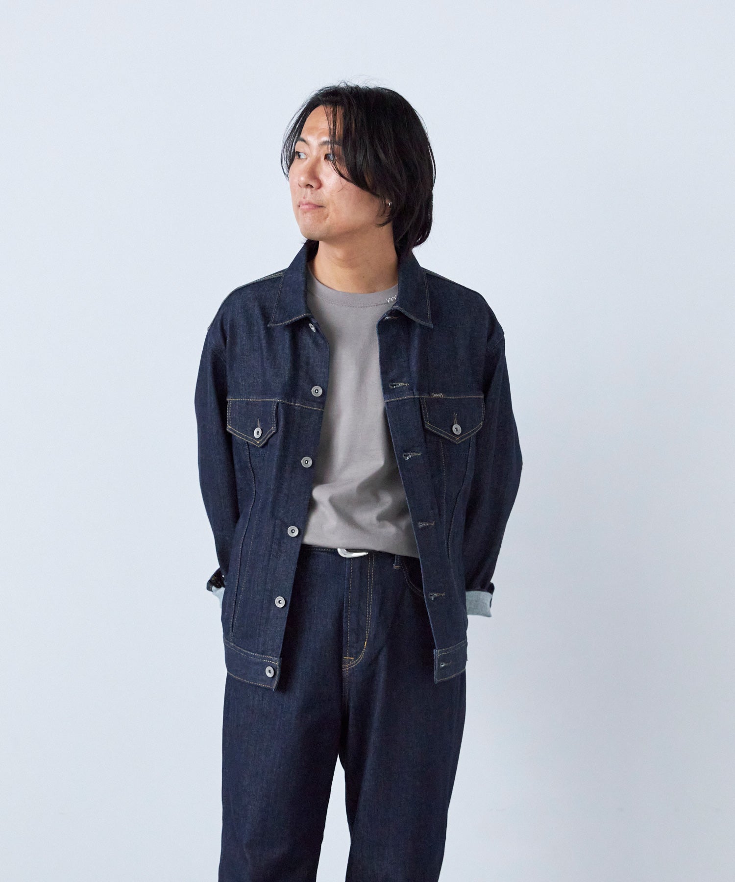 men's FUDGE 6月号掲載】PREMIUM2 ジーンジャケット