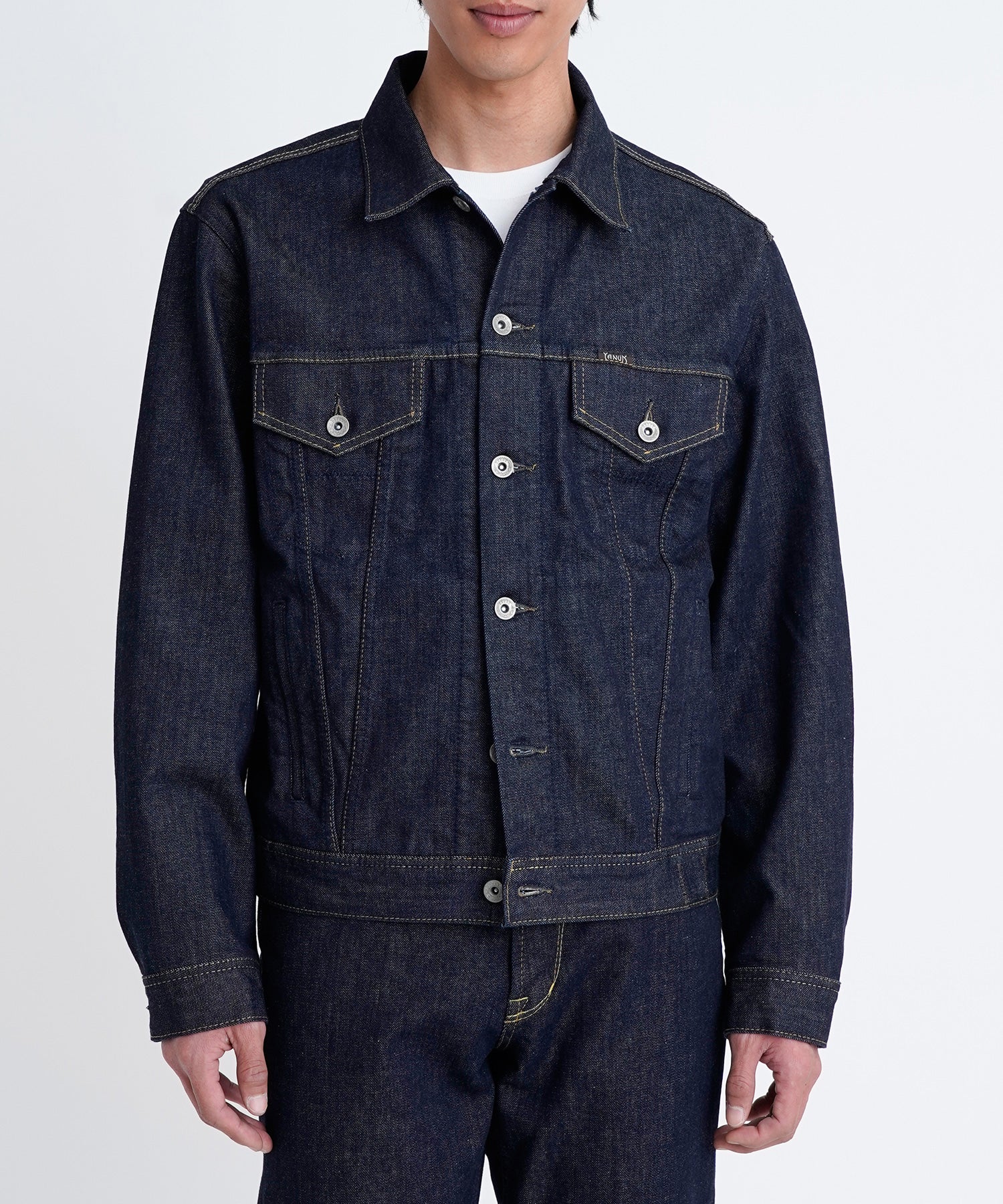 men's FUDGE 6月号掲載】PREMIUM2 ジーンジャケット