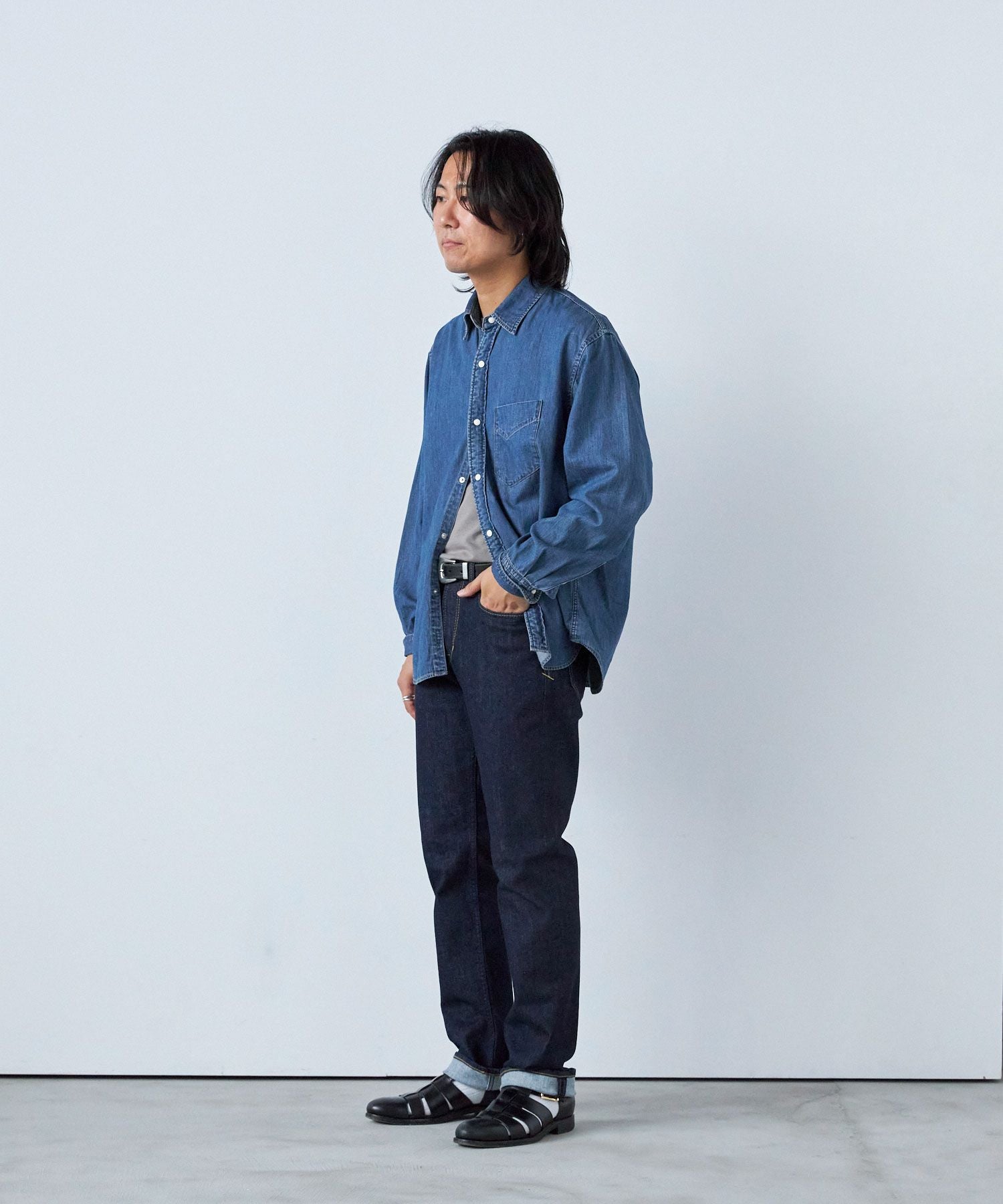 men's FUDGE 6月号掲載】PREMIUM2 スリムストレート 