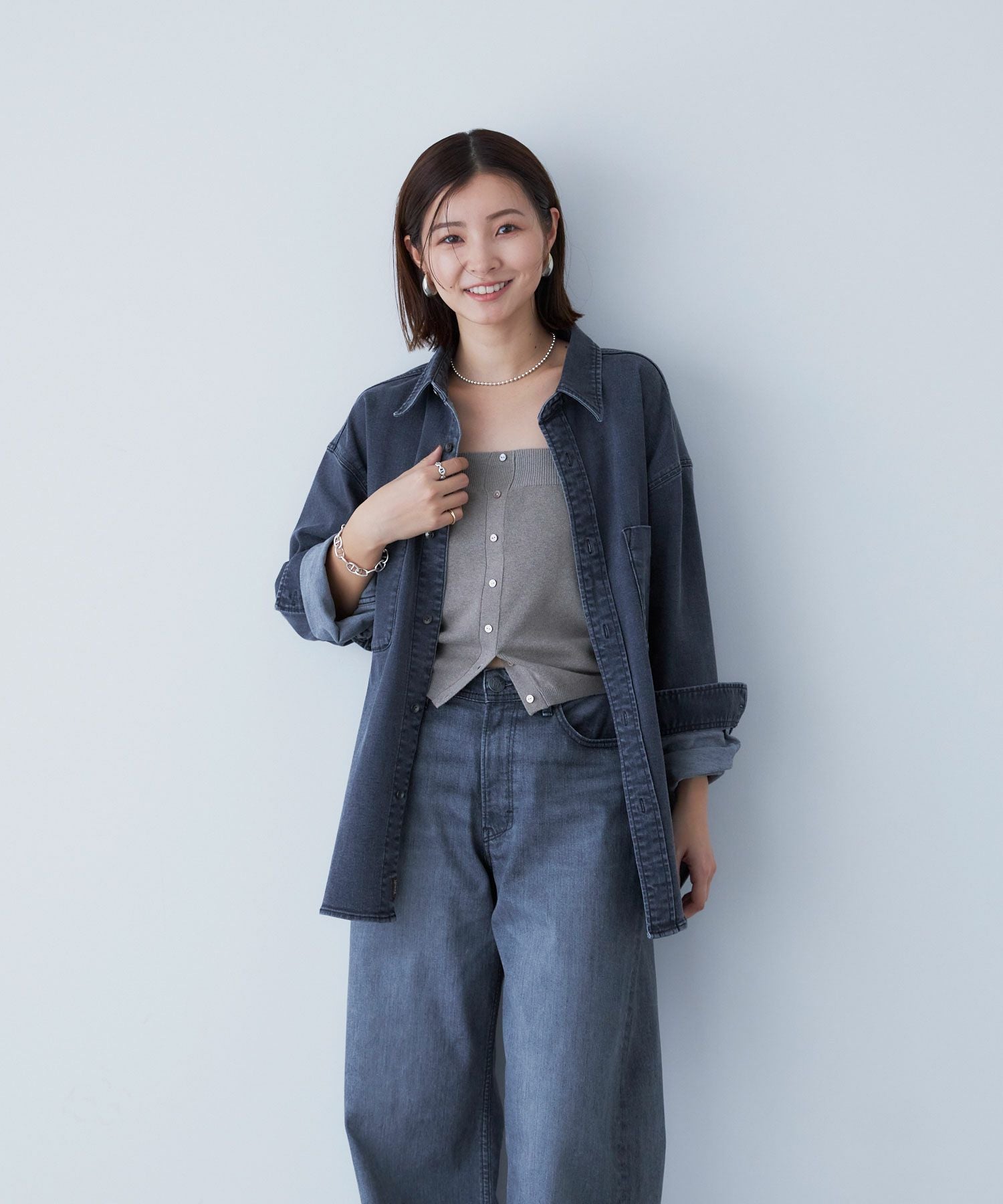 新品 Yanuk デニムシャツ サンド デニムシャツ | シャツ＆ブラウス | YANUK ONLINE STORE