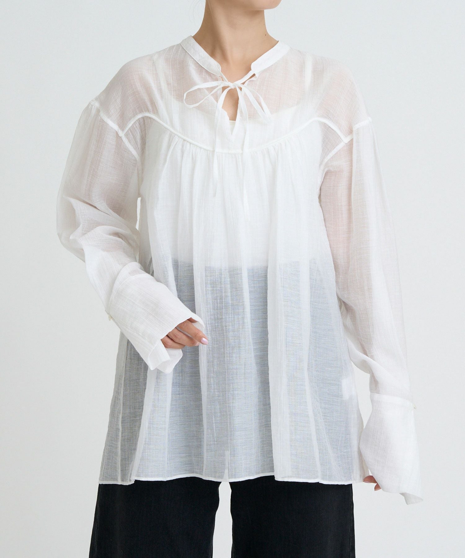 SALE】2WAYギャザーブラウス | WOMENS TOPS SALE | YANUK ONLINE STORE