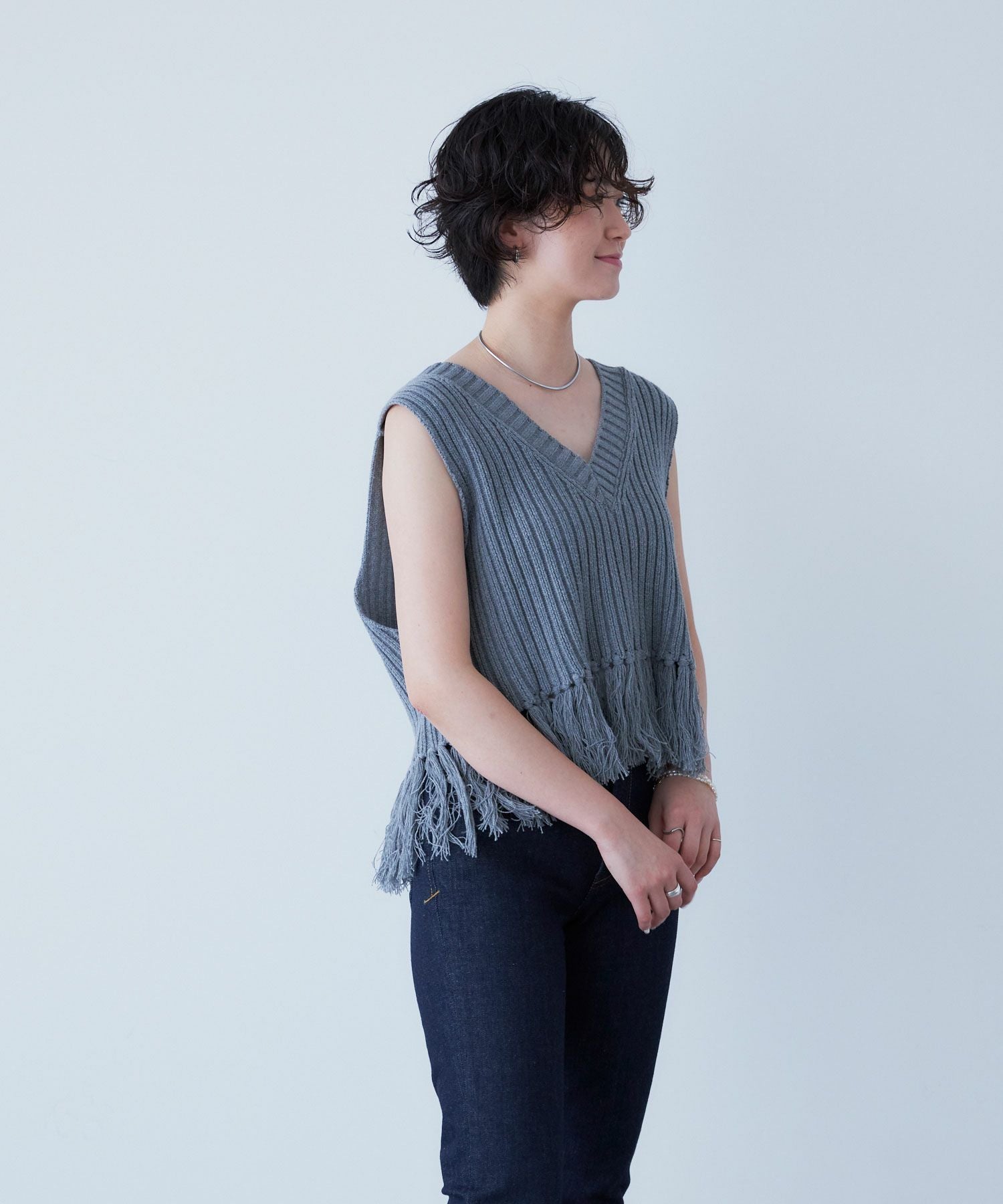 SALE】フリンジニットベスト | WOMENS TOPS SALE | YANUK ONLINE STORE
