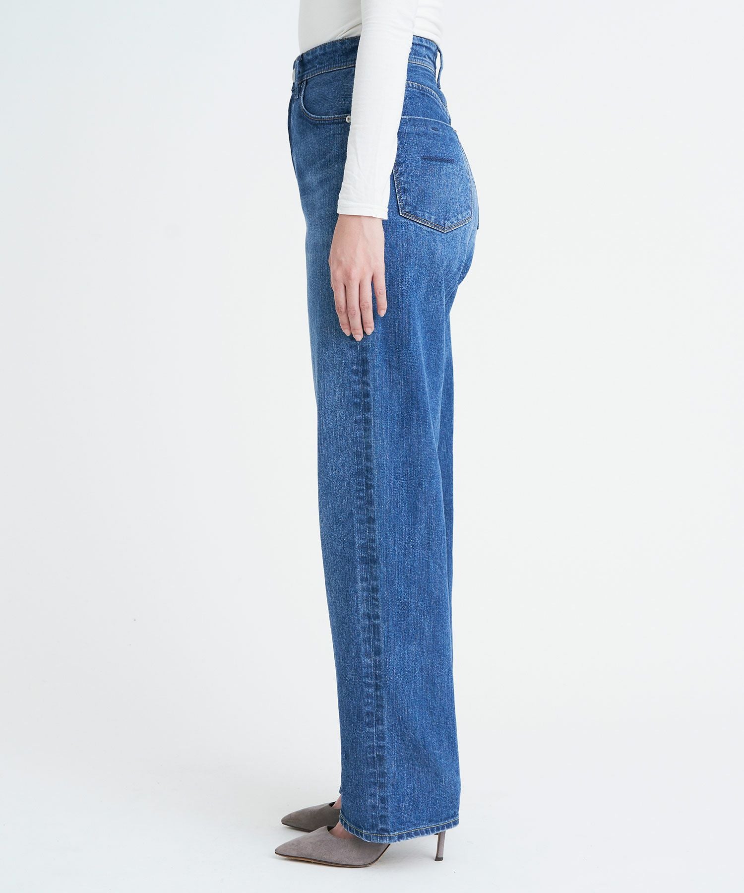 YANUK ボーイズストレートデニム LEA サイズ24 裾上げ済み SALE】ボーイズストレート