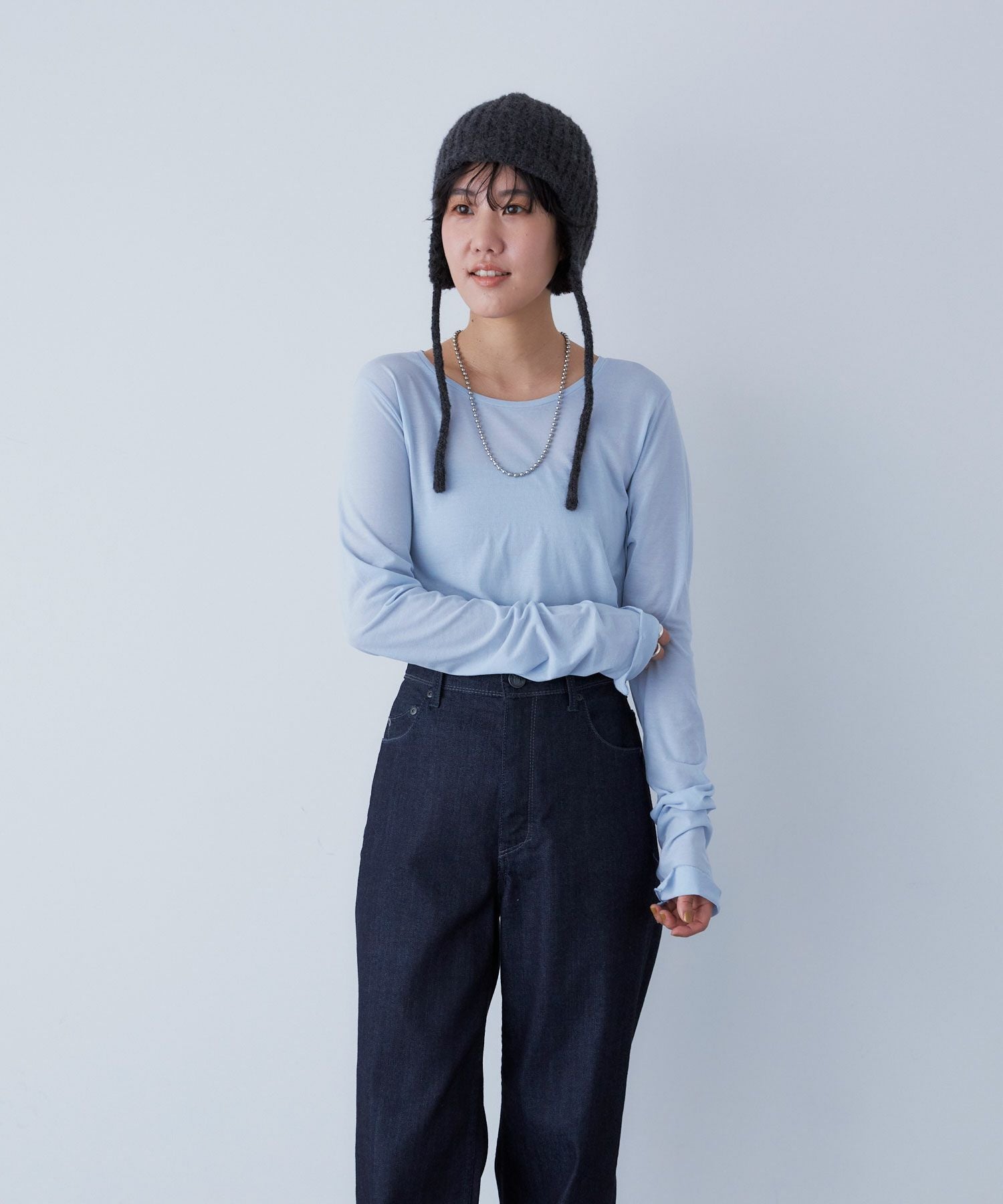 SALE】シアーロングスリーブTシャツ | WOMENS TOPS SALE | YANUK