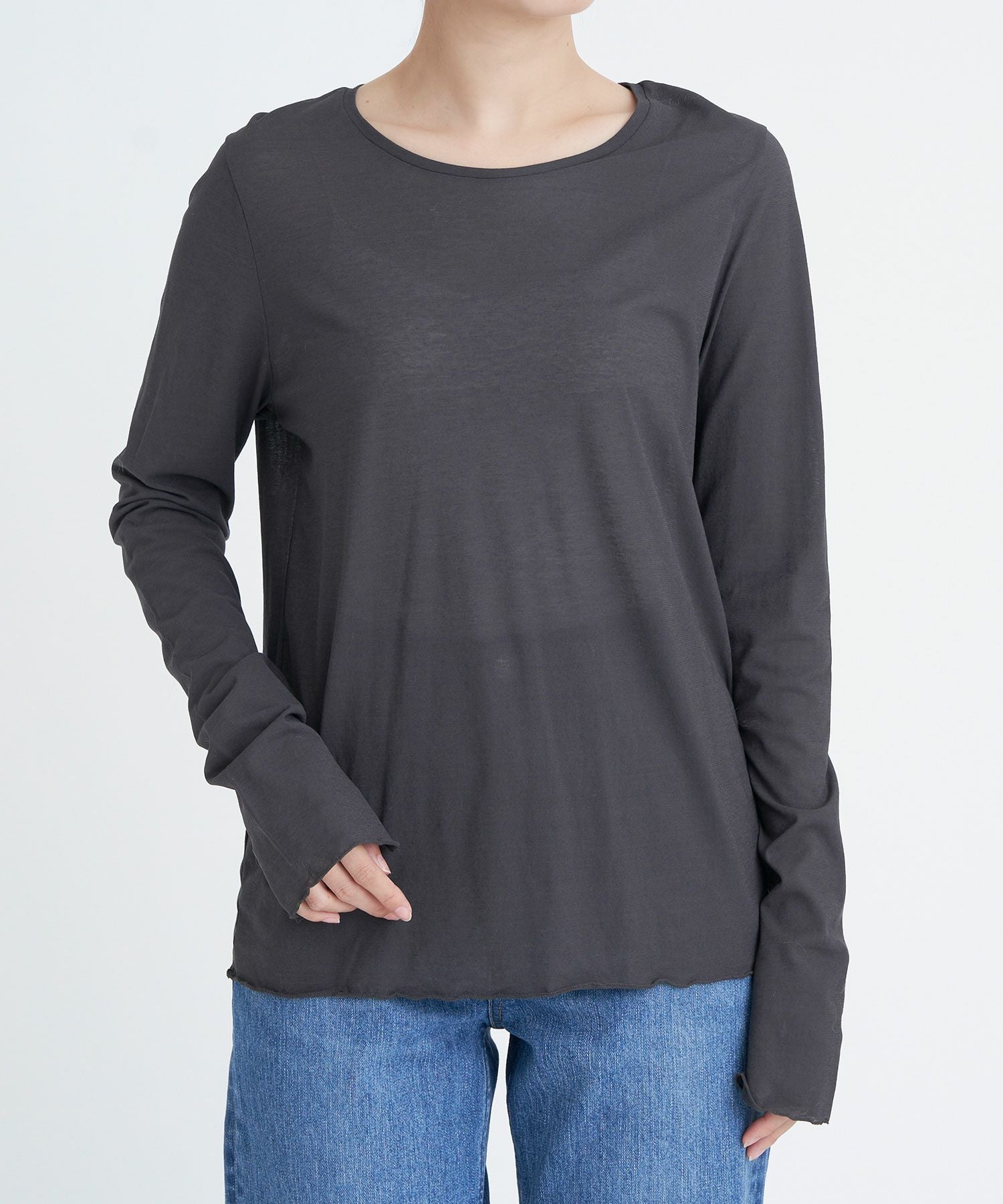 SALE】シアーロングスリーブTシャツ | WOMENS TOPS SALE | YANUK