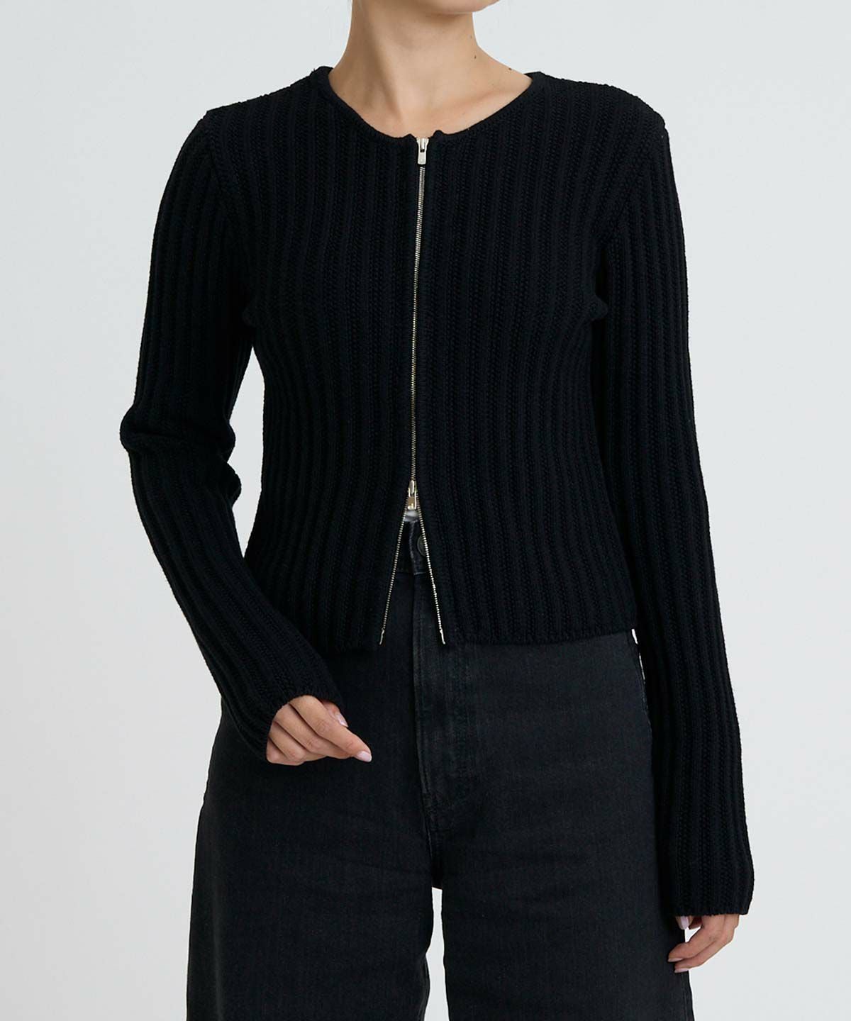 ジップアップカーディガン | ニット | YANUK ONLINE STORE