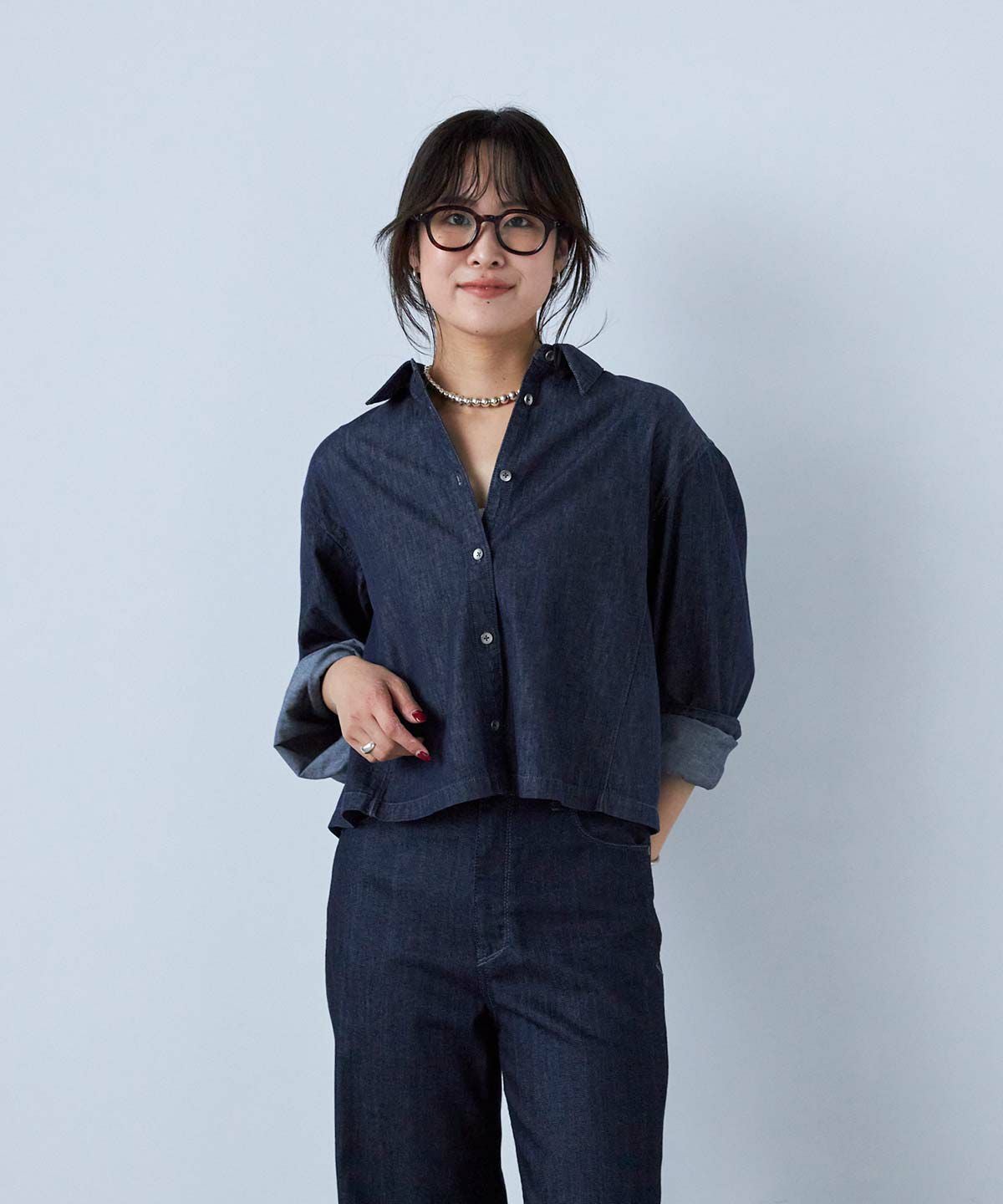 クロップドデニムシャツ | シャツ＆ブラウス | YANUK ONLINE STORE