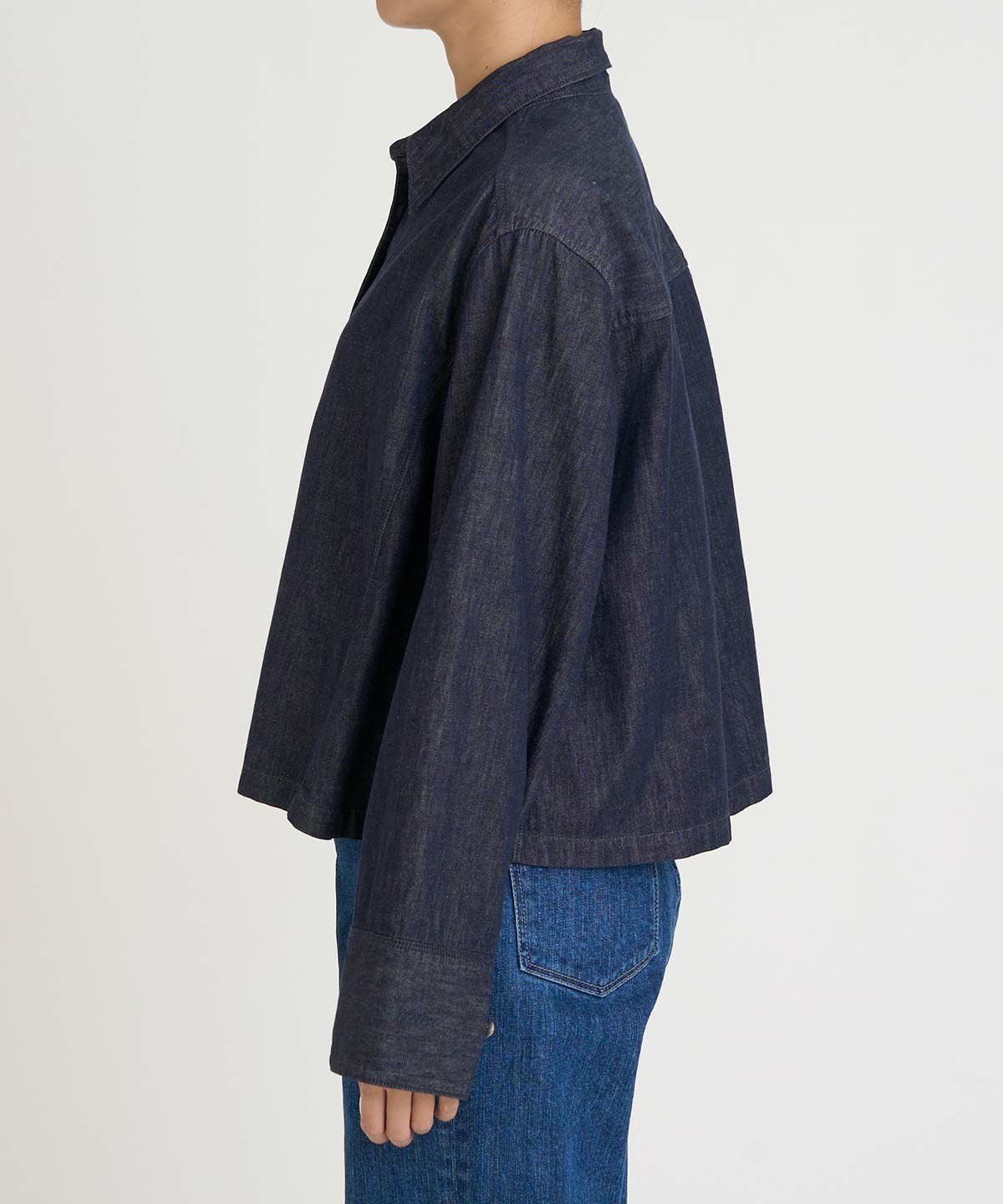 ワイド クロップド デニム シャツ クロップドデニムシャツ | シャツ＆ブラウス | YANUK ONLINE STORE