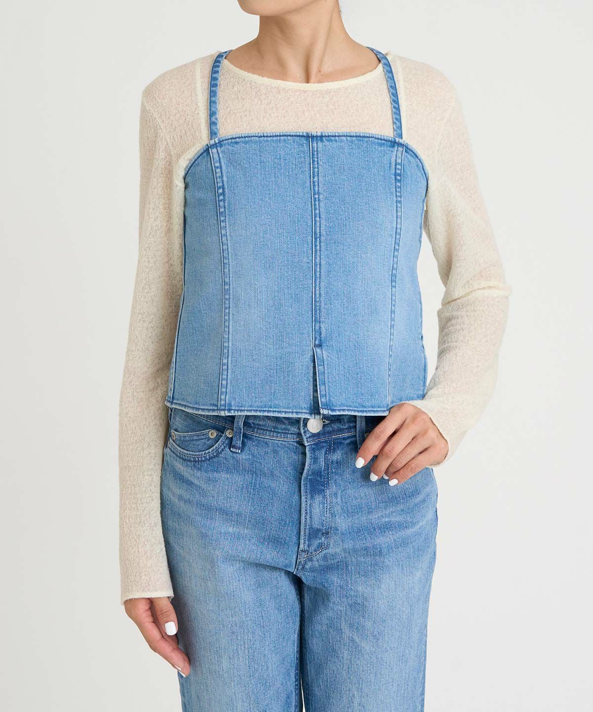 デニムビスチェ | シャツ＆ブラウス | YANUK ONLINE STORE