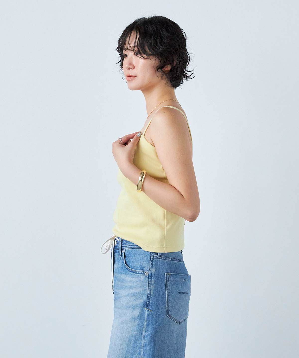 トップス YANUK cotton 100% camisole キャミソールブラトップ | カットソー | YANUK ONLINE STORE