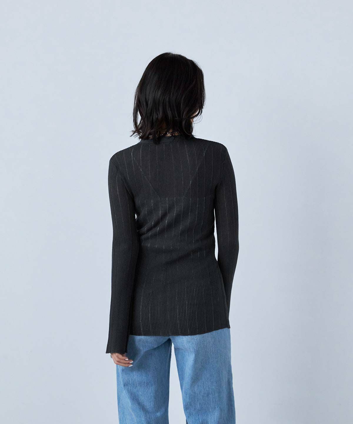 アイレットリブカーディガン | ニット | YANUK ONLINE STORE