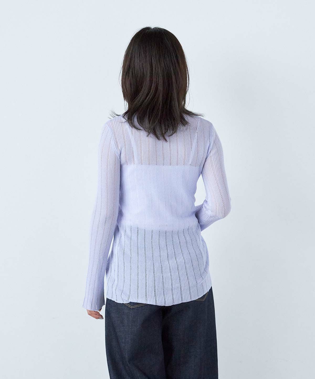アイレットリブカーディガン | ニット | YANUK ONLINE STORE