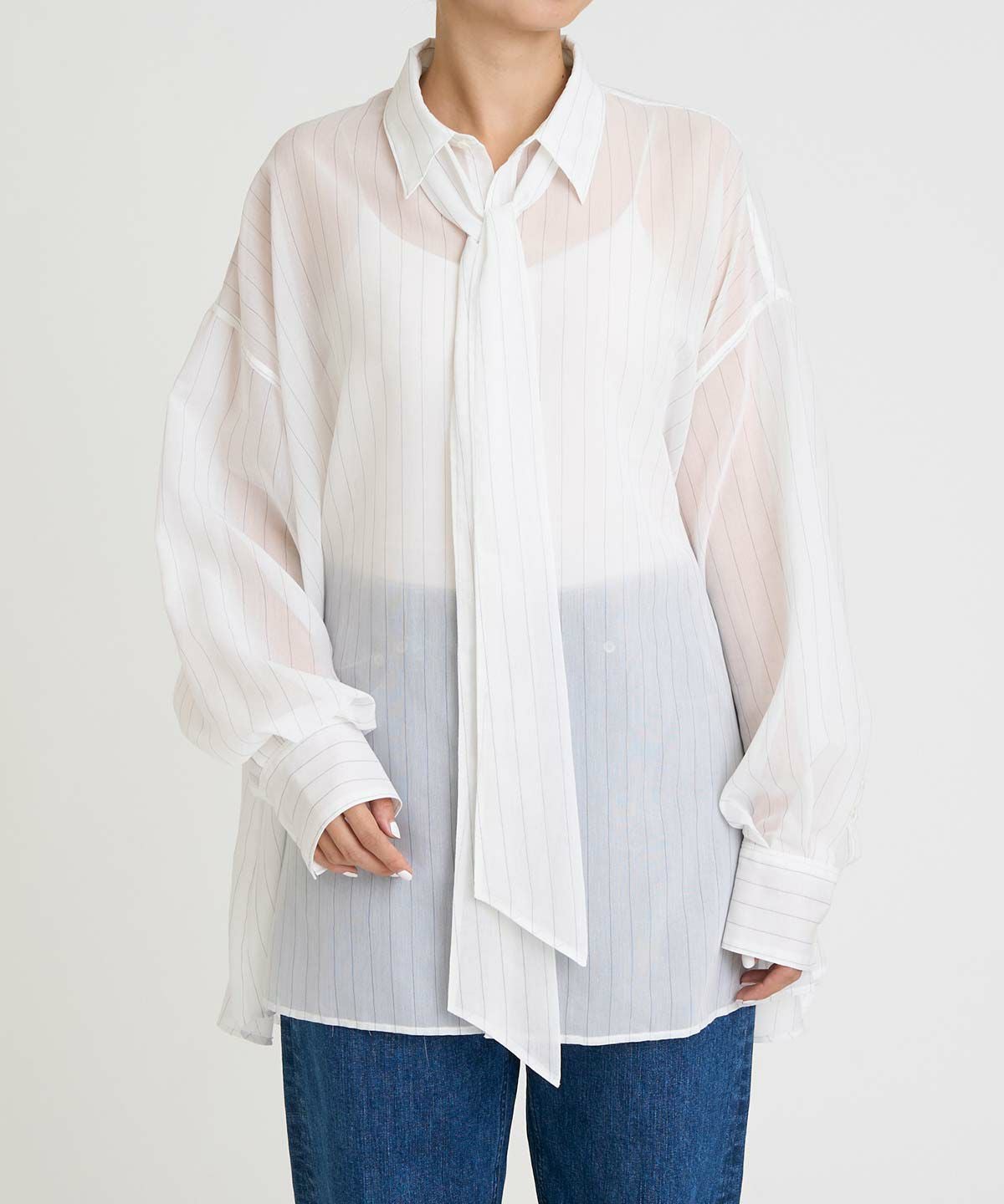 シアーストライプシャツ | シャツ＆ブラウス | YANUK ONLINE STORE