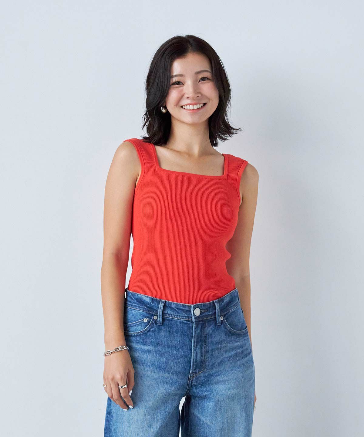 Ans Dotsloevner タンクトップ 星 VERY5月号掲載】リブタンクトップ | ニット | YANUK ONLINE STORE
