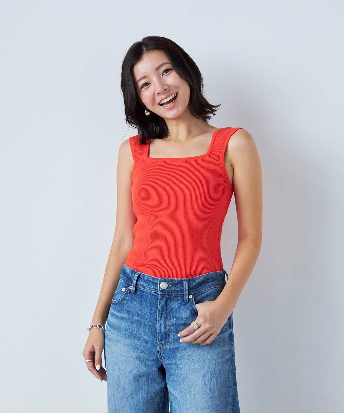 リブタンクトップ | ニット | YANUK ONLINE STORE
