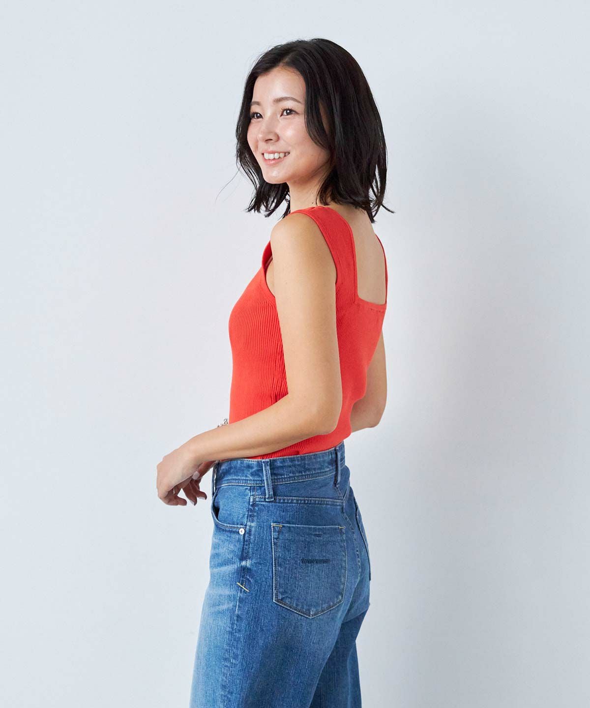 【ほぼ未使用】drawingsnambers タンクトップ LOGO EMBROIDERY TANK TOP