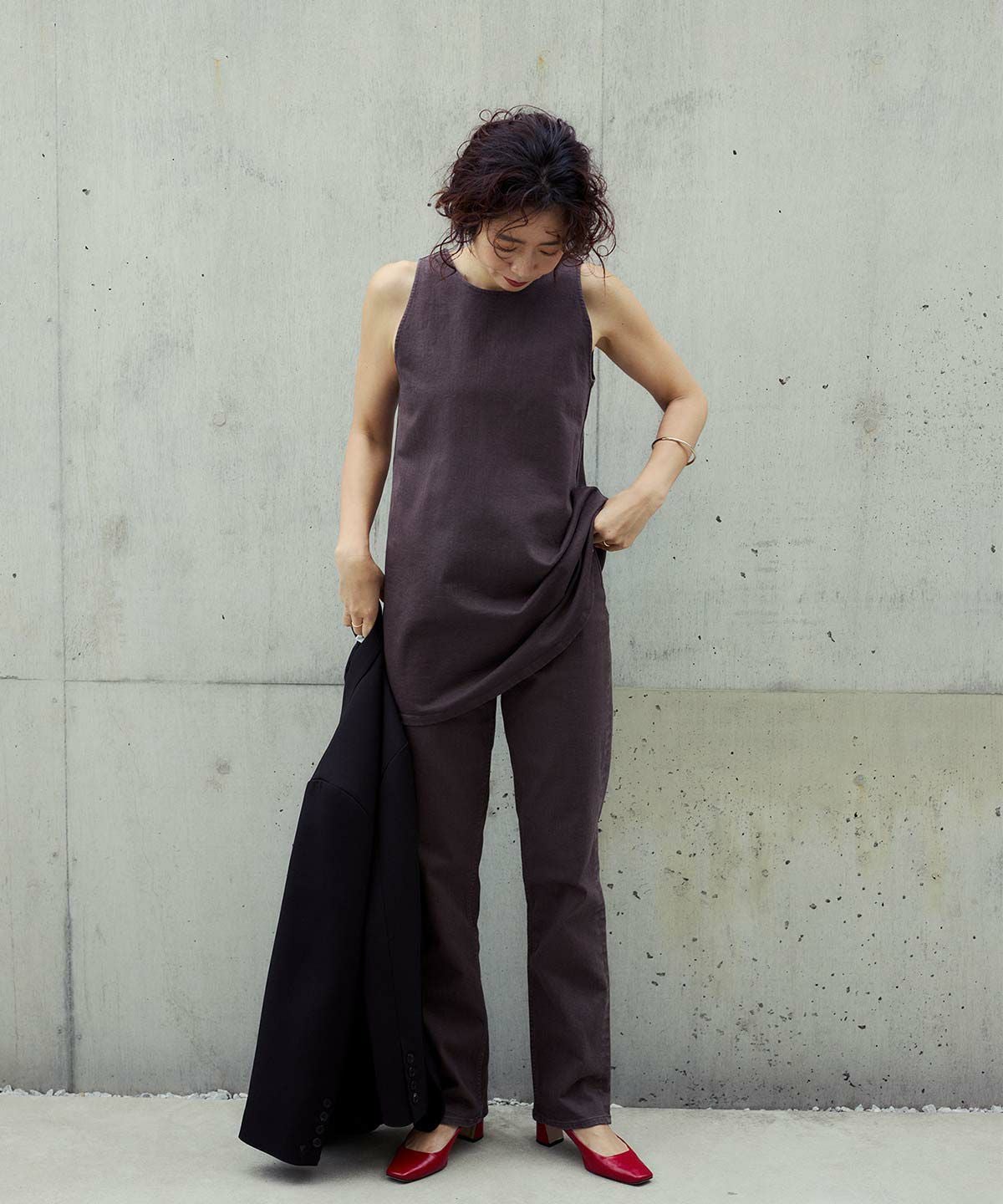 樋口かほりxYANUK オーセンティックストレート / BRW | パンツ | YANUK
