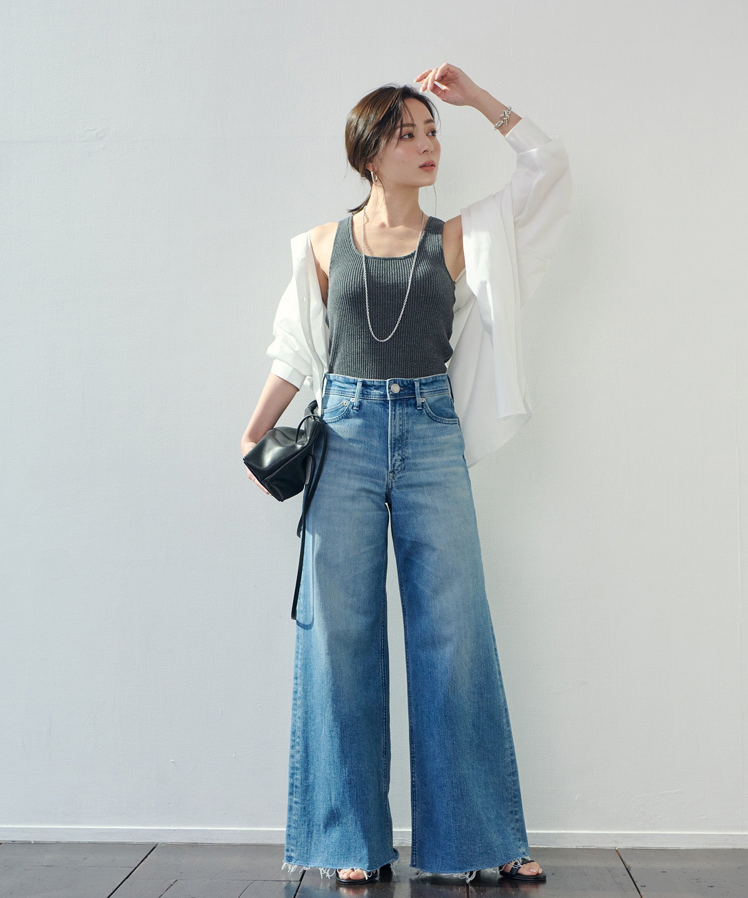 オンライン限定】anuans×YANUK ワイドフレア