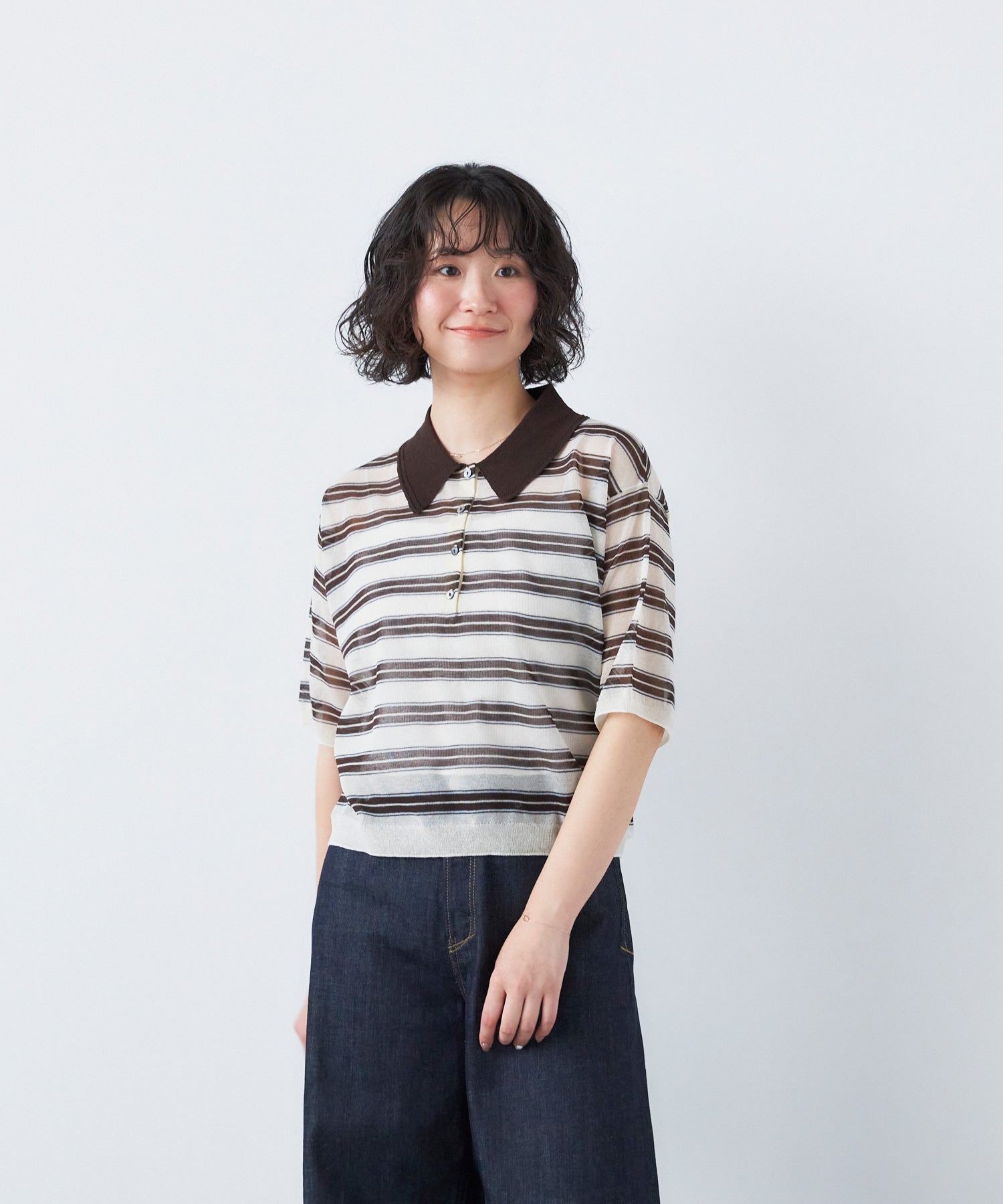 シアーポロニット | ニット | YANUK ONLINE STORE