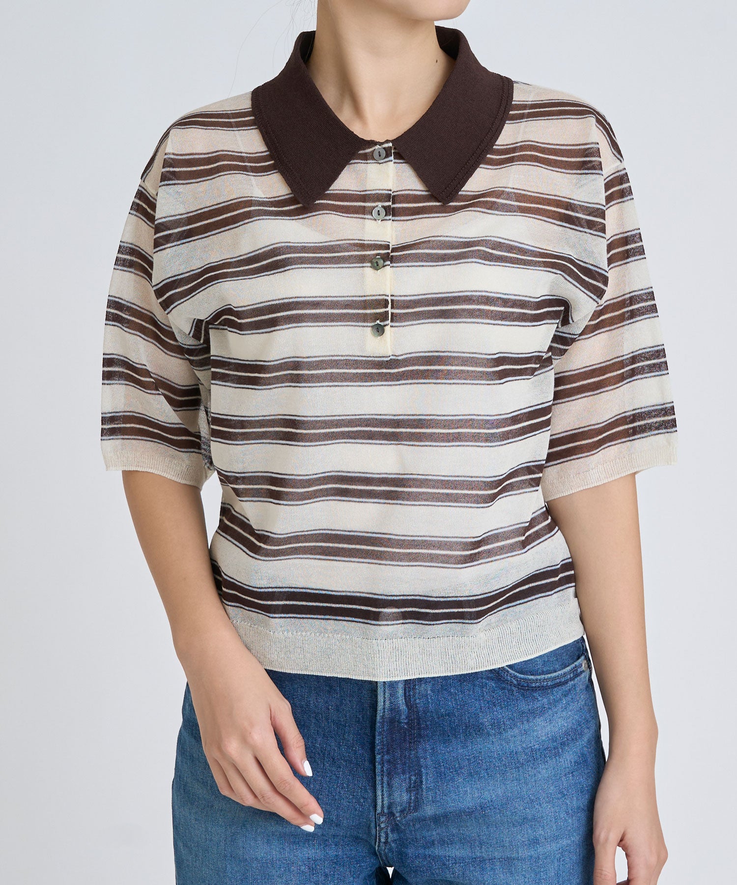 シアーポロニット | ニット | YANUK ONLINE STORE